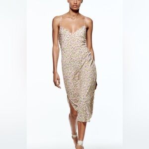 Zara Floral Print Slip Dress